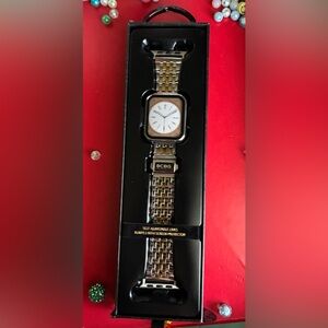 BCBG Two-Tone Metal Watch Band